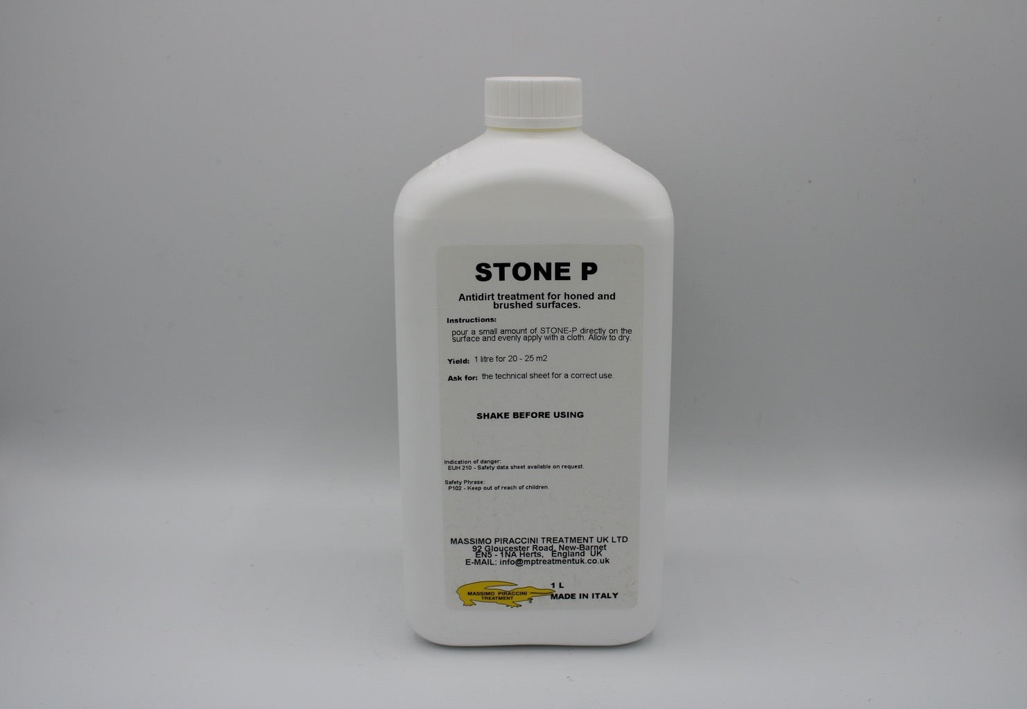 STONE-P – Anti-dirt, ecological, specific for light porous or honed, brushed surfaces